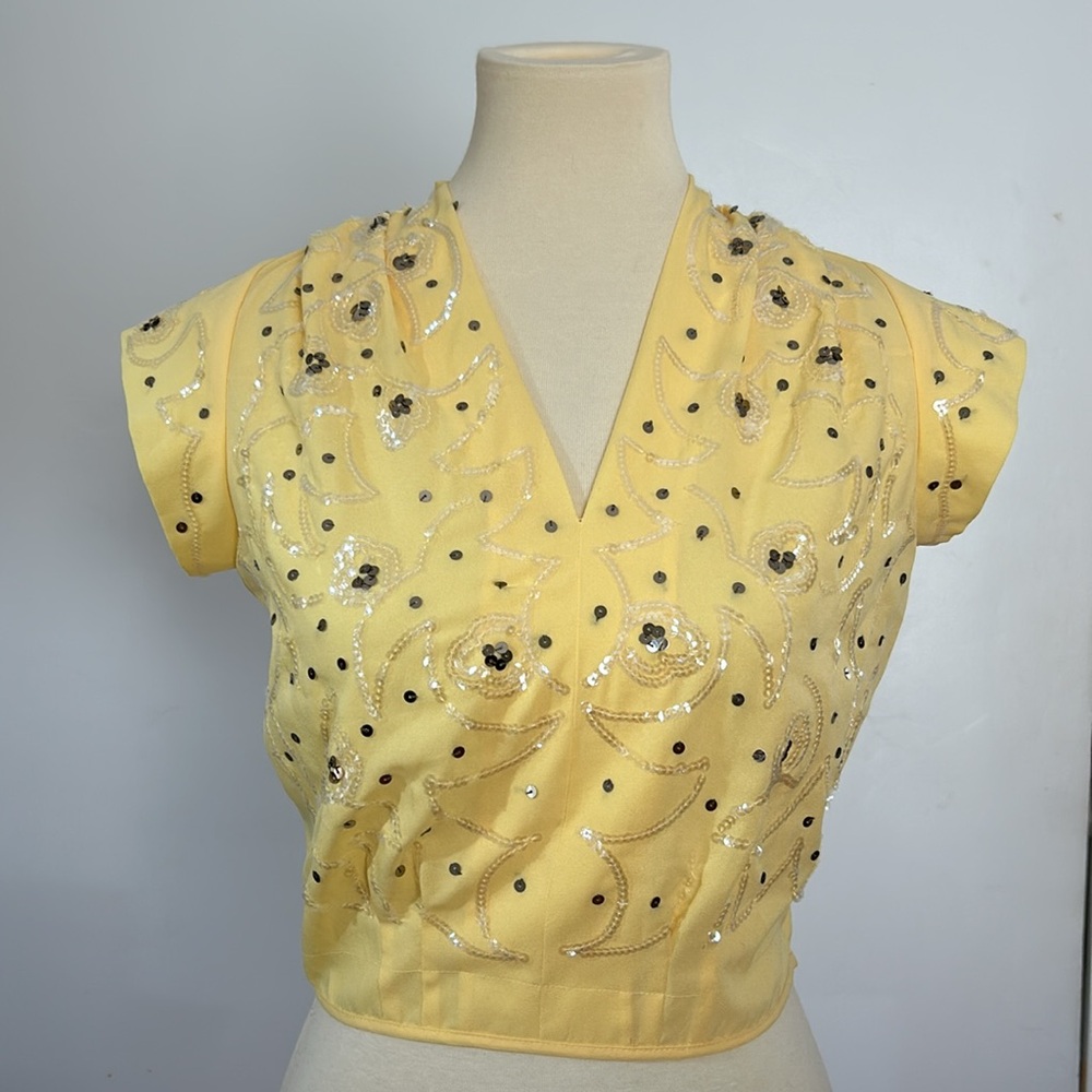 JASPAL Cap Sleeve Top